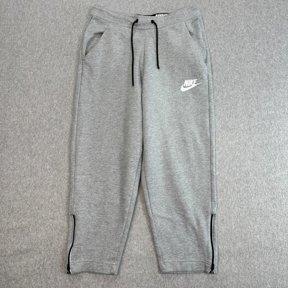 Nike Sweatpants WMNS S Gray NSW AV15 Athletic Pant High Rise Stretchy Active - Picture 1 of 10